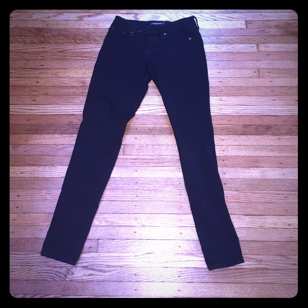 Express Stretch Black Jeans sz4