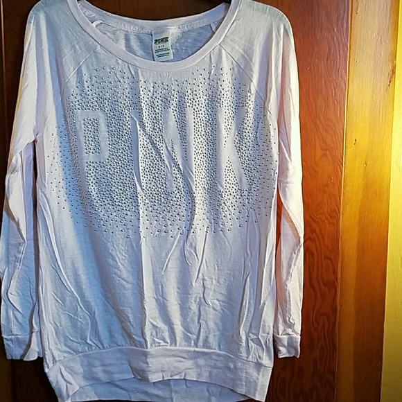 Victoria's Secret PINK Bling Long-Sleeved T-shirt - Picture 1 of 3