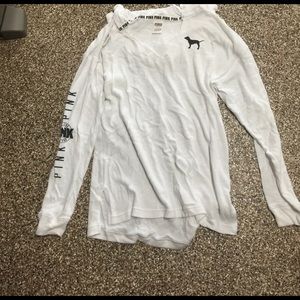 PINK hooded cover-up NEVER WORN!