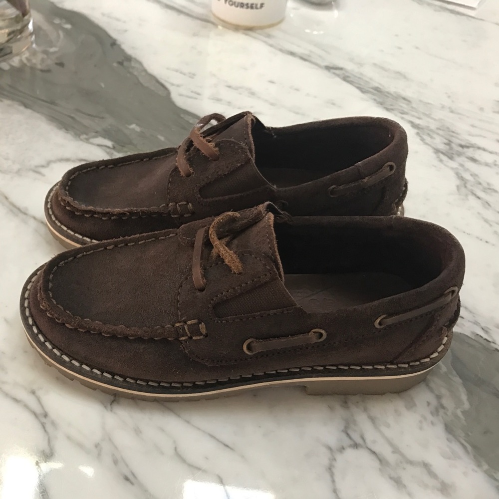 Genuine Leather Boys Zara Boat Shoes