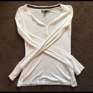 White long sleeve top