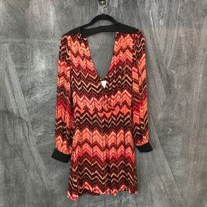 Embroidered Parker pattern dress
