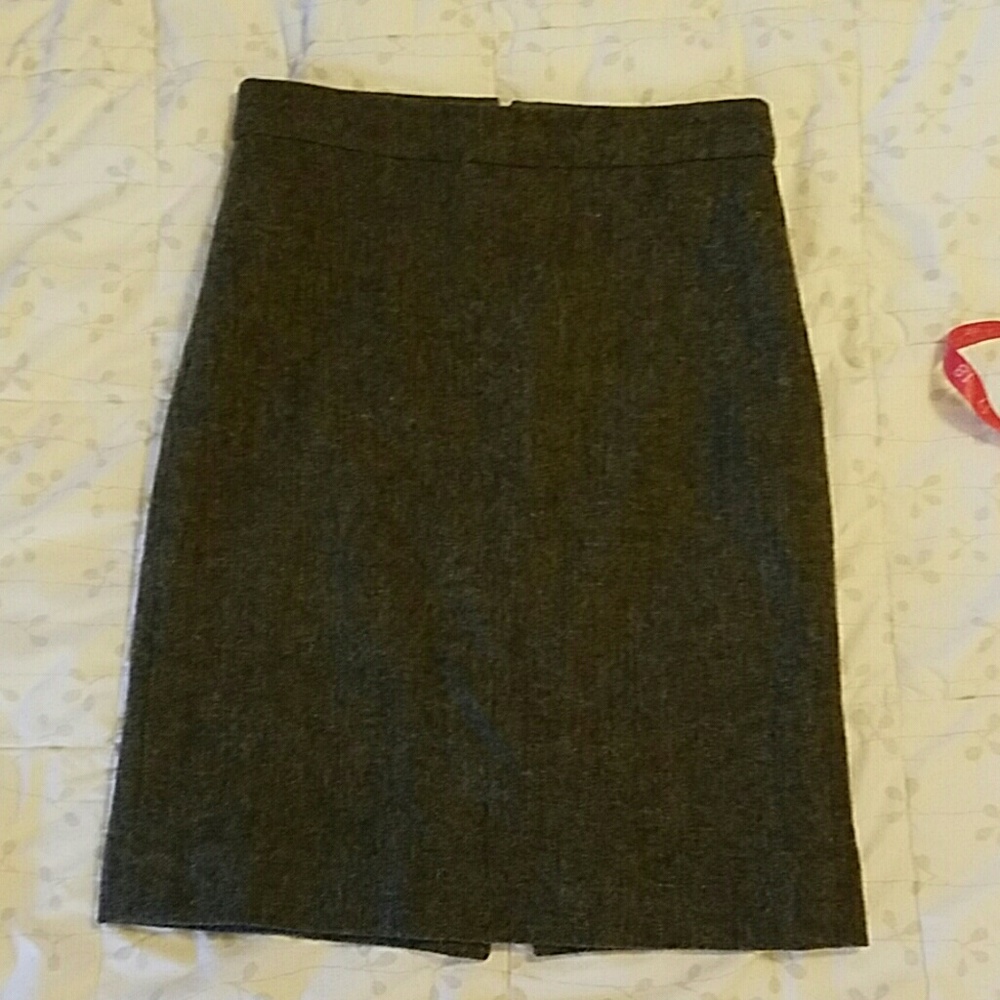 JCrew Hunter Green wool pencil skirt