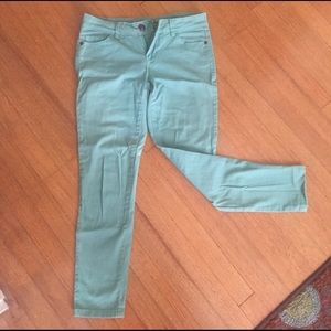 Lauren Conrad Green Skinny Jeans