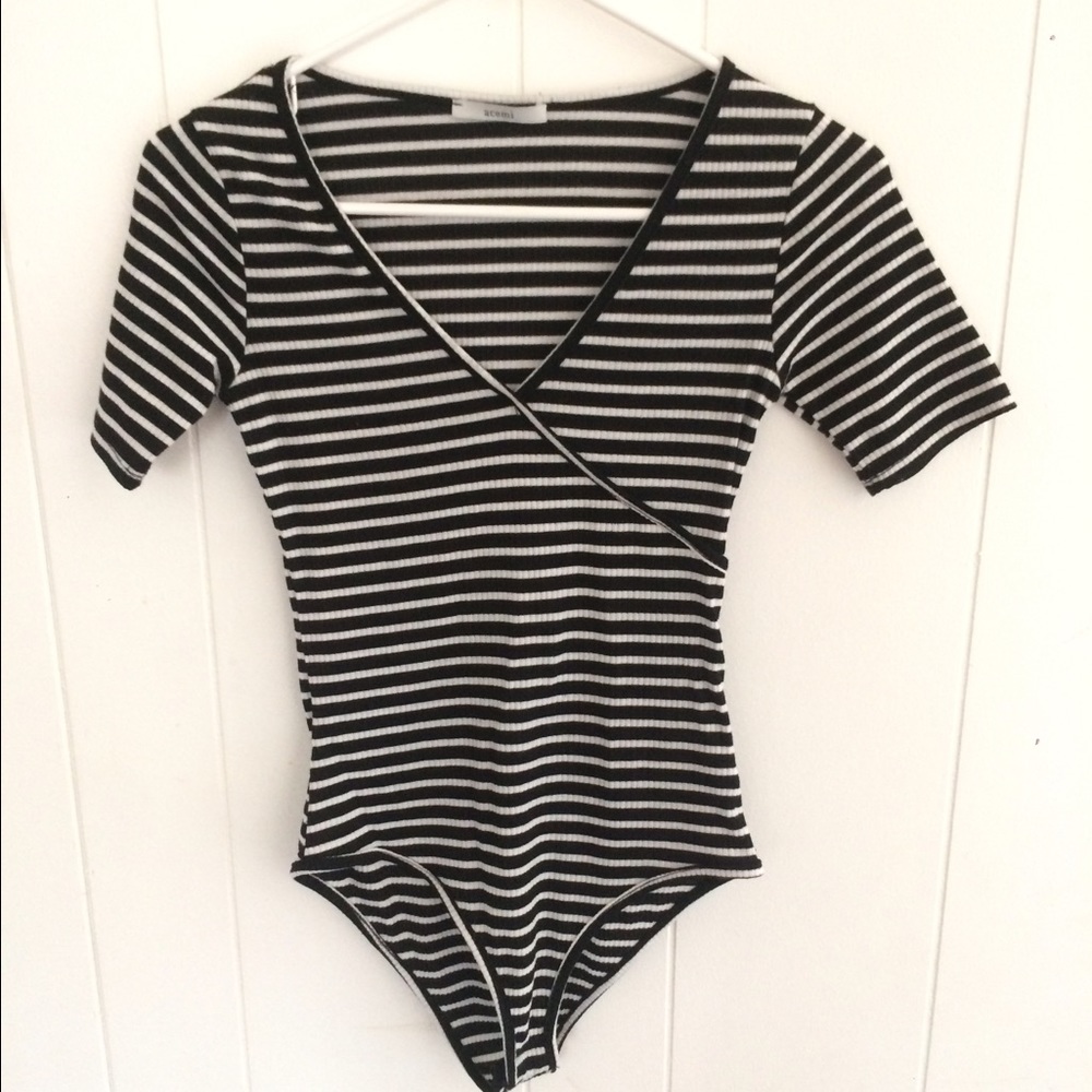 Striped Bodysuit