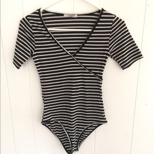 Striped Bodysuit