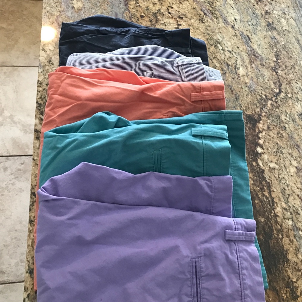 FIVE pairs of men's J Crew shorts for $30!!