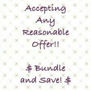 15% DISCOUNT for  BUNDLING ANY CLOTHING ITEMS