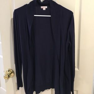 Navy cardigan Size xl