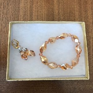 New bracelet and earring set