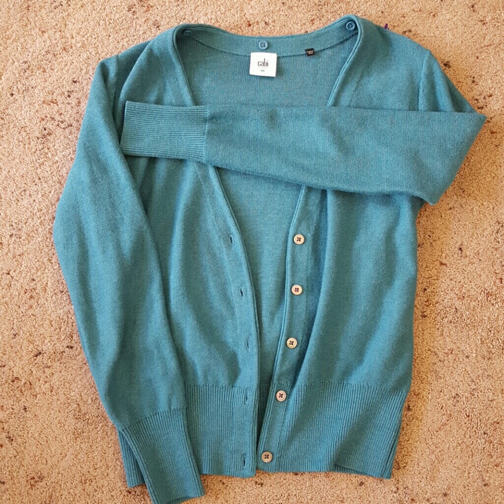 Cabi teal cardigan
