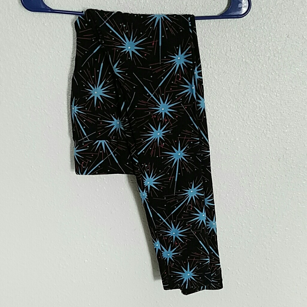 OS lularoe 4th of July leggings