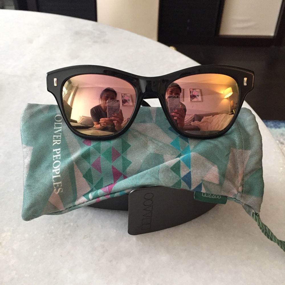 Oliver Peoples Sofee Sunglasses Mirrored Lens