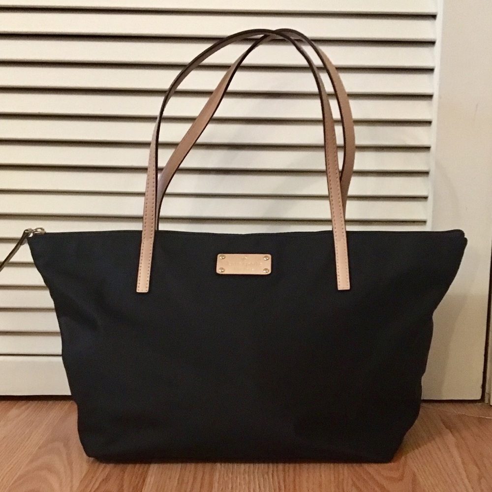 Kate Spade Black Nylon Tote