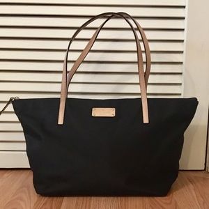 Kate Spade Black Nylon Tote
