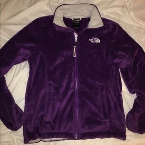 Fuzzy North Face Jacket