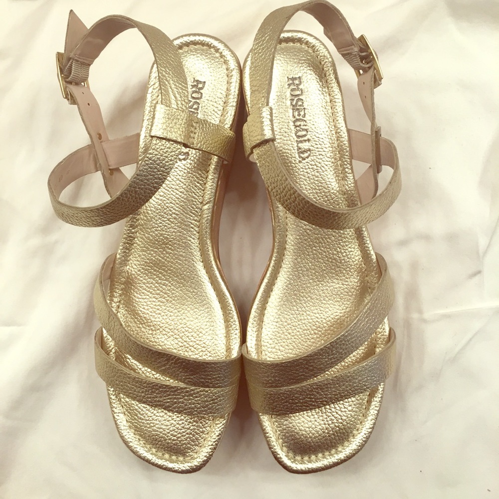Rosegold platform sandal size 40