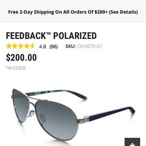 ‼️SALE Closet Closing‼️Oakley Feedback Sunglasses