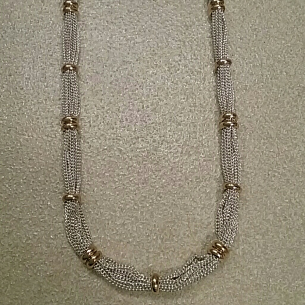 Silver/gold necklace