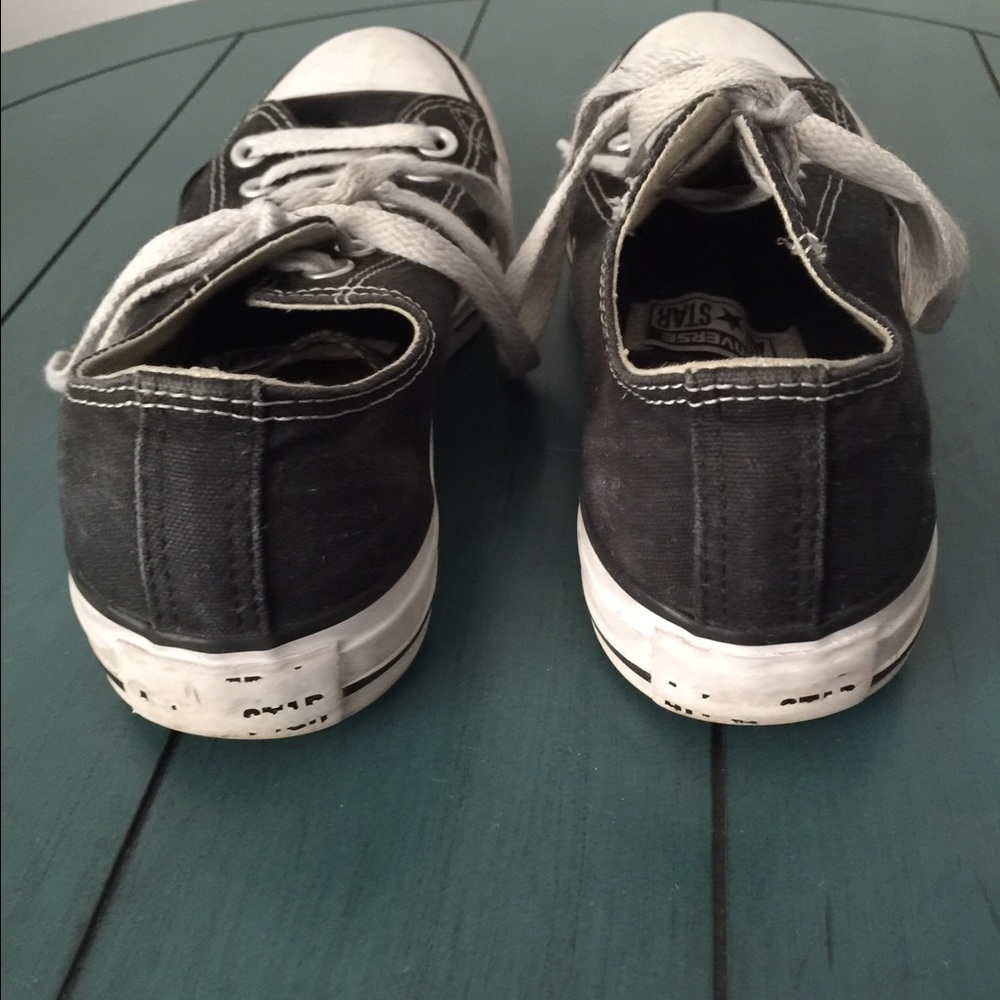 Converse Low Top All Star Chucks Black & White - Picture 3 of 7