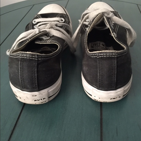 Converse Low Top All Star Chucks Black & White - Picture 3 of 7