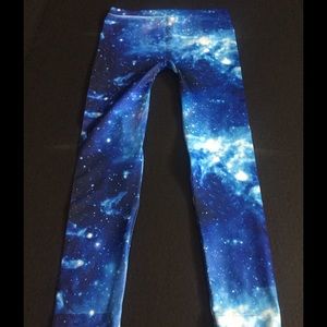 Starry nights girls leggings