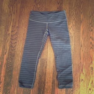 Lululemon Striped Patterned Crops