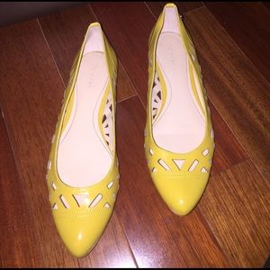 Calvin Klein patent flats