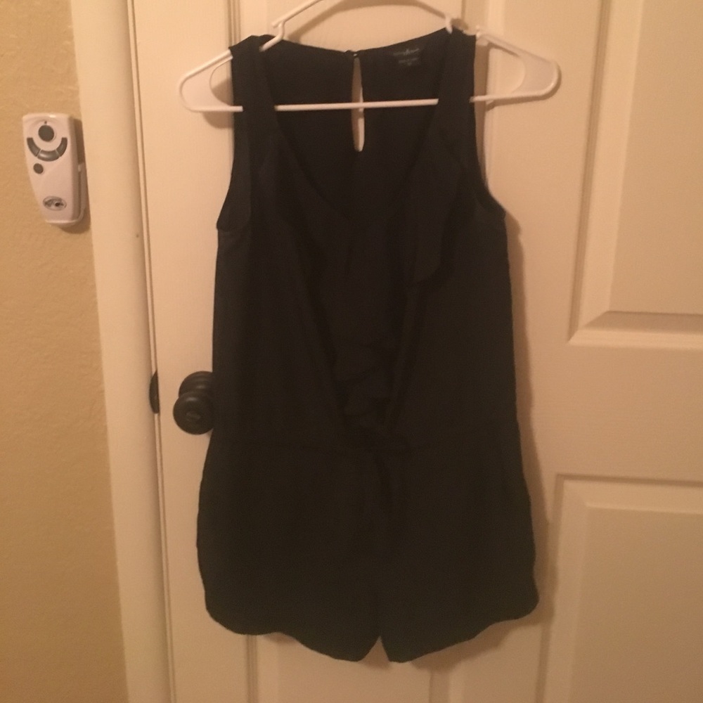 Black Tie Waist Romper