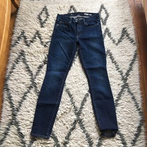 Gap blue skinny jeans