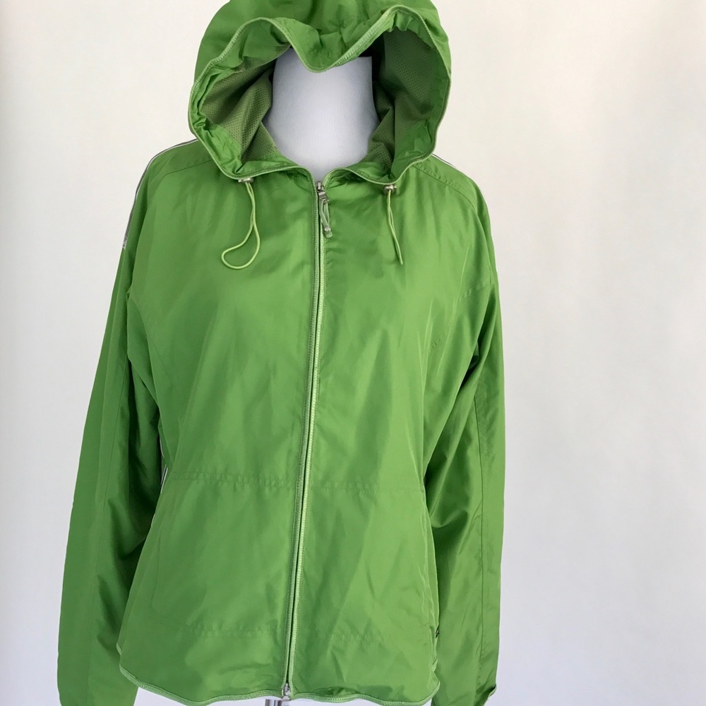 Athleta Medium Sports Jacket Green