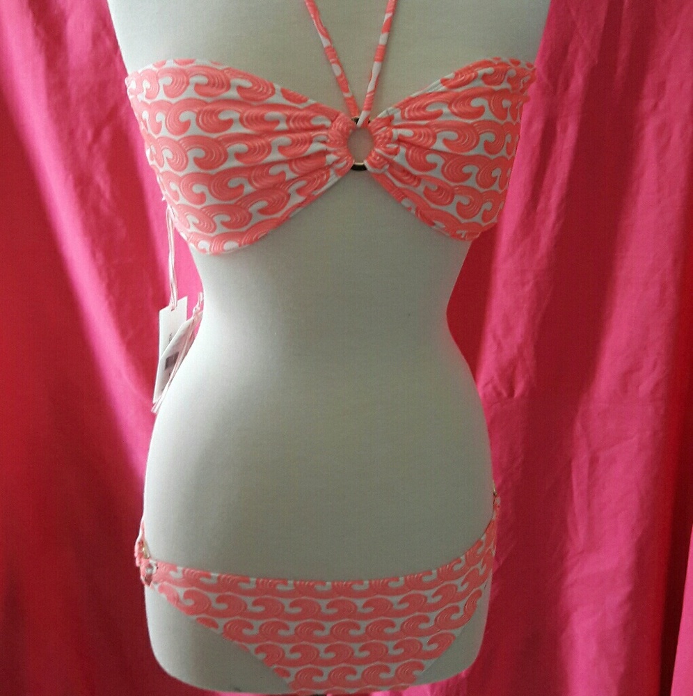 Vineyard vines wave print bikini