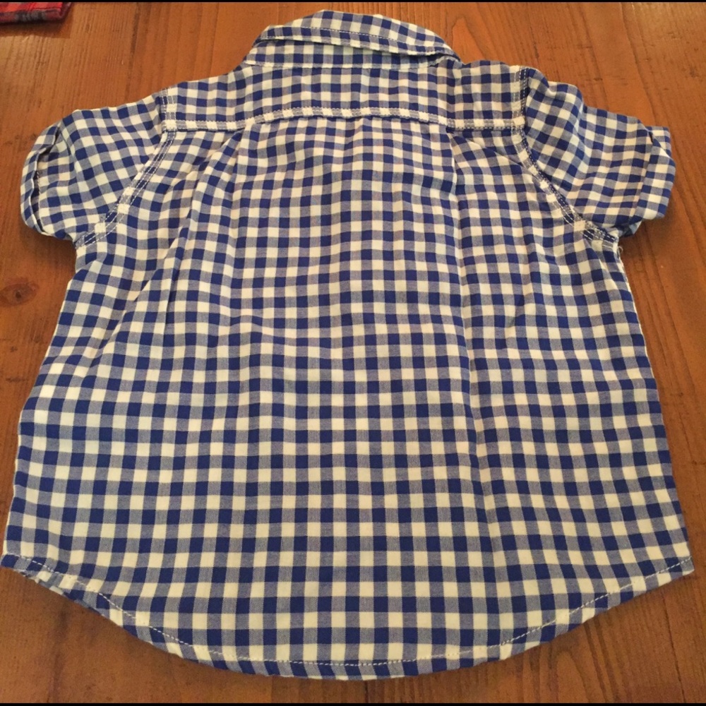 NWT Baby Gap Boy Short Sleeve button down - Picture 3 of 3