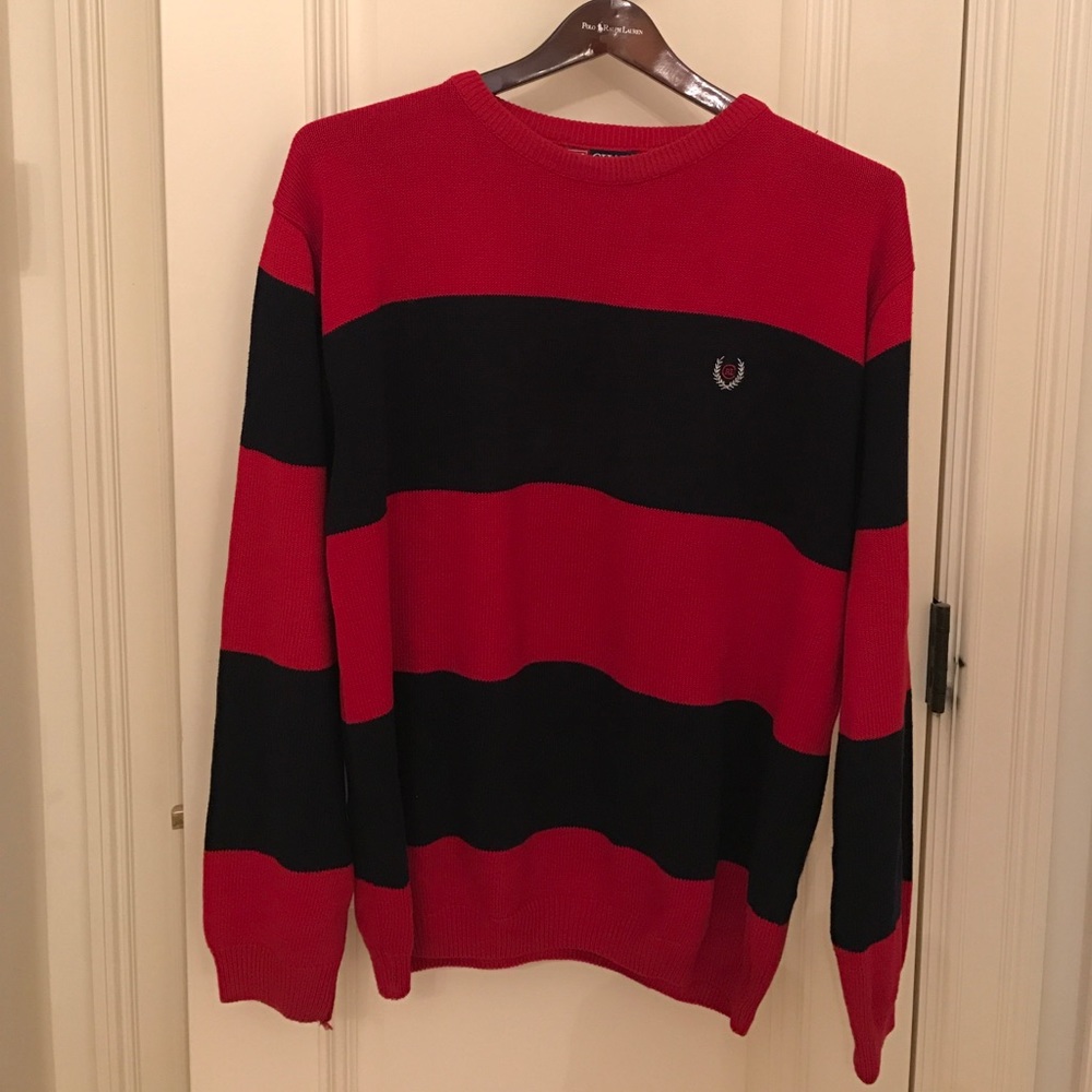 Designer cotton sweater.
