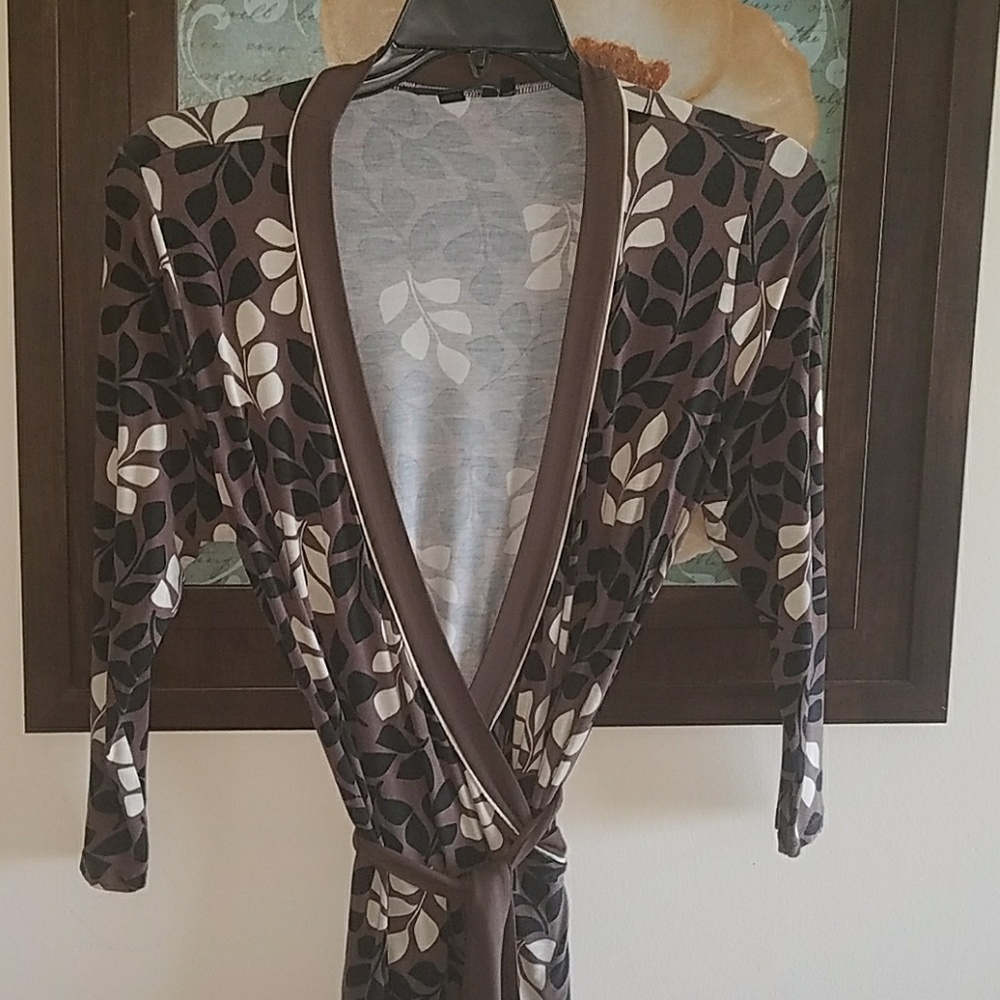 Boden jersey wrap dress