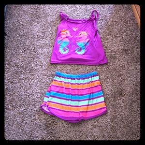 A summer pajama set