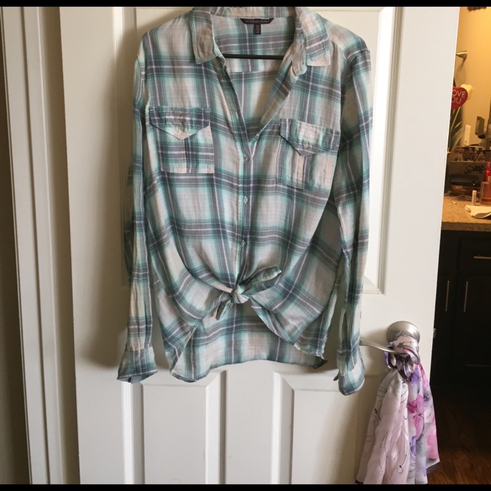 Victoria's Secret Plaid Top