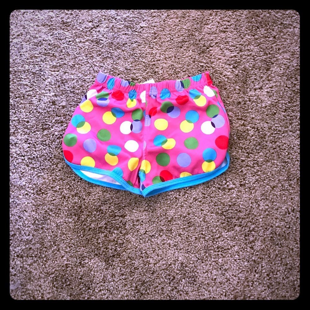 Pink and color pajama shorts