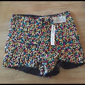 MinkPink x Nasty Gal Sequin Shorts