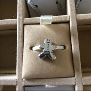 Sterling Silver Gingerbread Man