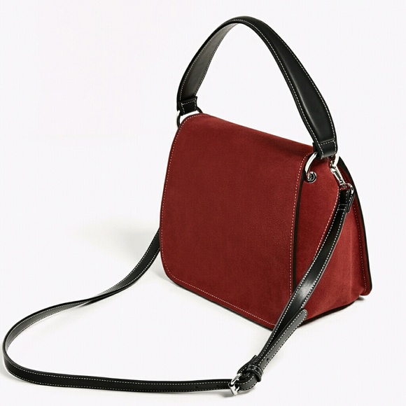 ZARA 100% LEATHER BAG BRAND NEW - Picture 5 of 8