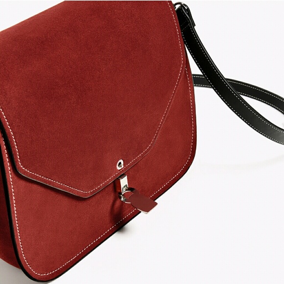 ZARA 100% LEATHER BAG BRAND NEW - Picture 6 of 8