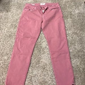 Blush Lucky Brand skinny jeans