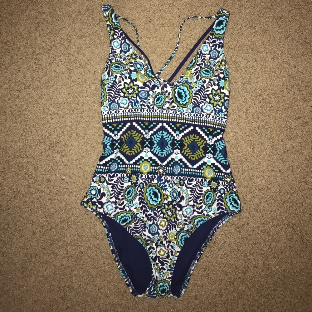 Paisley One-piece swim suit