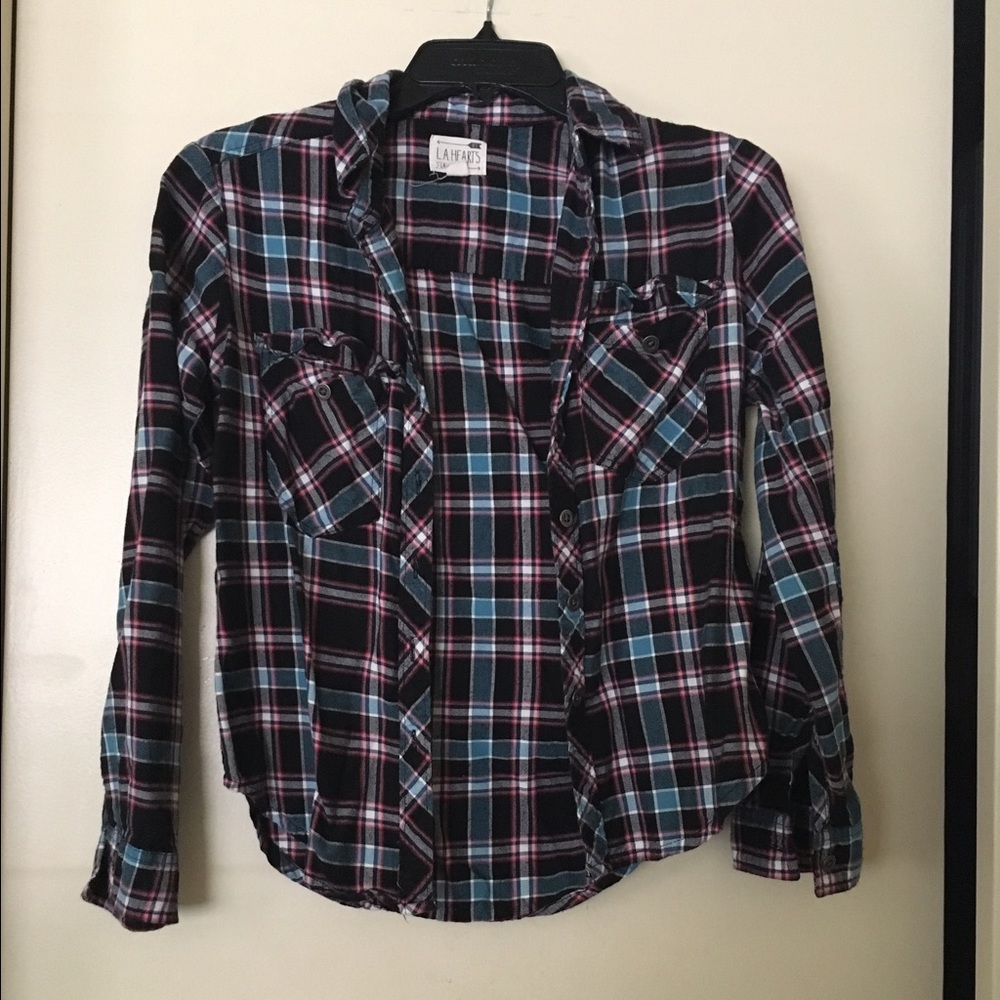 Flannel button down