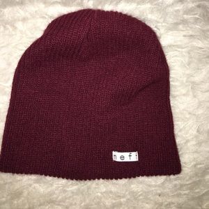 Maroon Neff Beanie