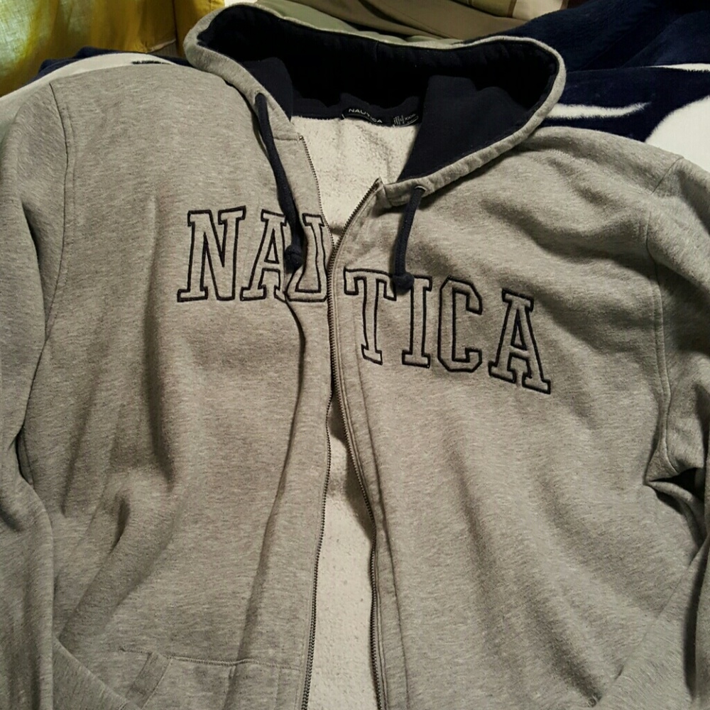 Nautica zip up sweatshirt