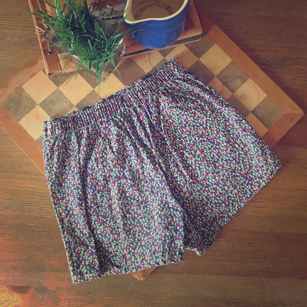 Vintage Floral Shorts