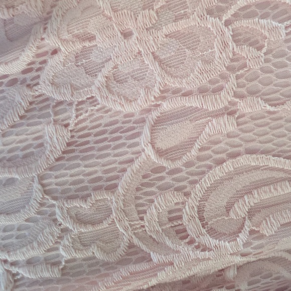 4 Pink skirts lace S M stretch mini sexy overlay - Picture 7 of 8