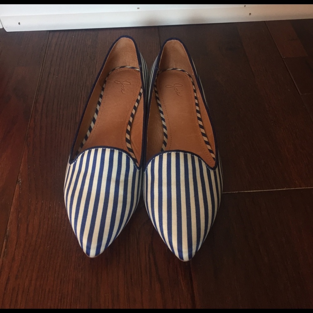 Joie Daydreaming striped pointed-toe flats